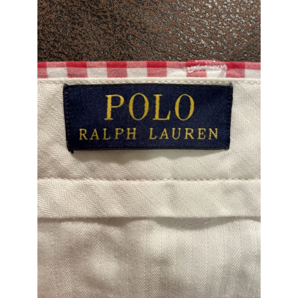 Polo Ralph Lauren Shorts Men’s Size 35 Red Checkerboard Lightweight - Picture 3 of 5
